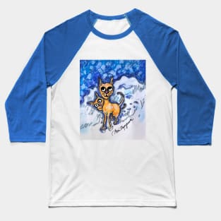 Snow Mountain Cats Baseball T-Shirt